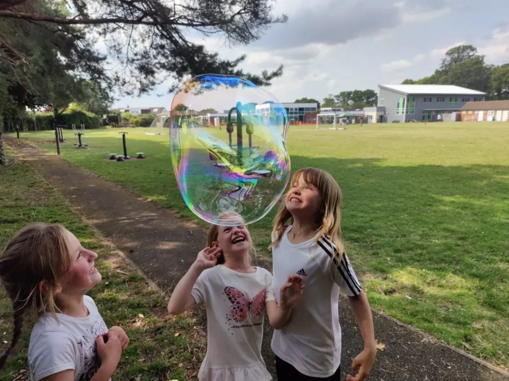 giant bubble show