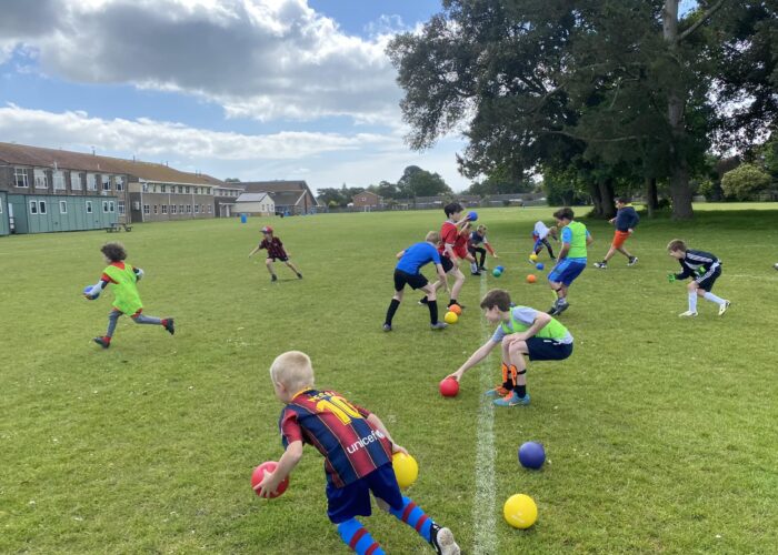 dodgeball at our holiday camps